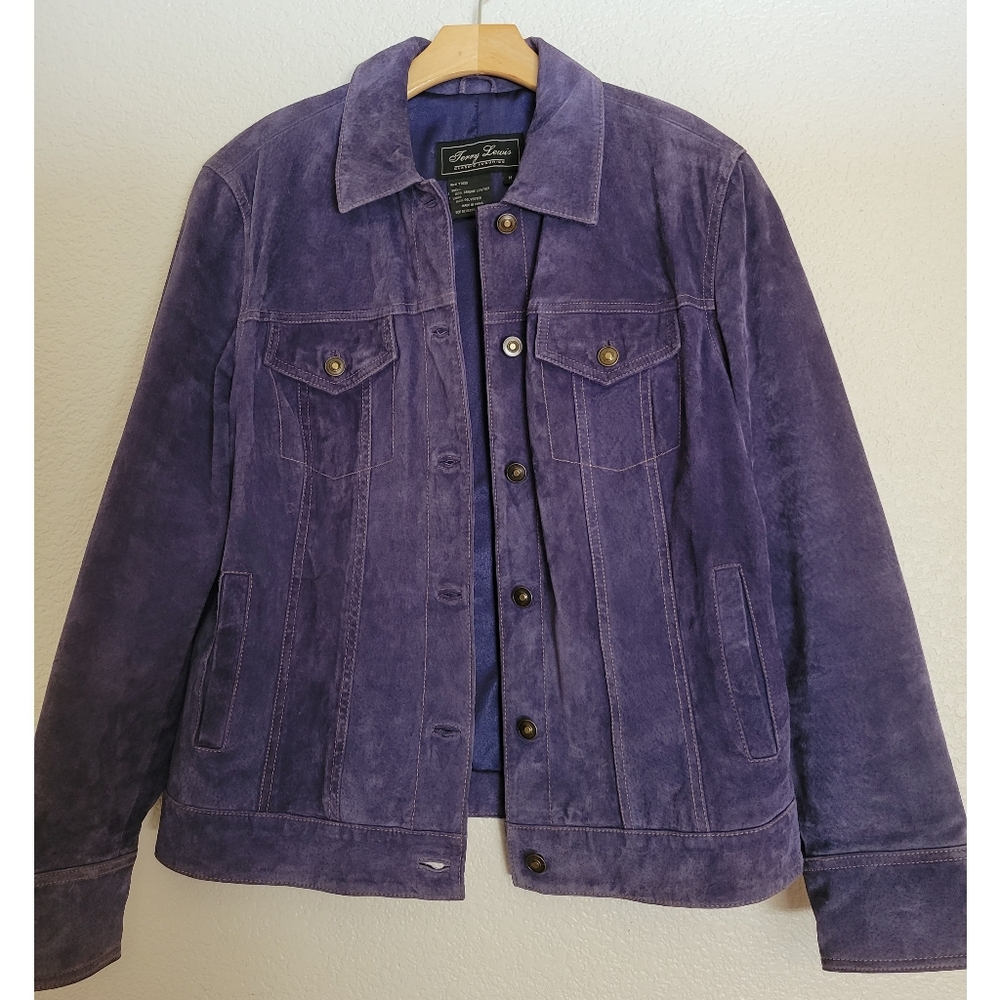 VNT Jerry Lewis purple leather worn in jacket